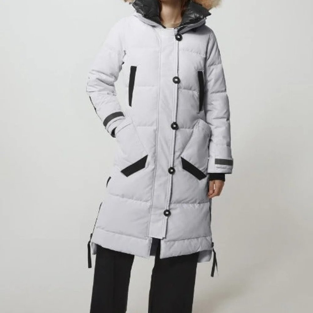 Canada Goose Aldridge Parka Black Label - Women's - Medium - NEW - Silverbirch